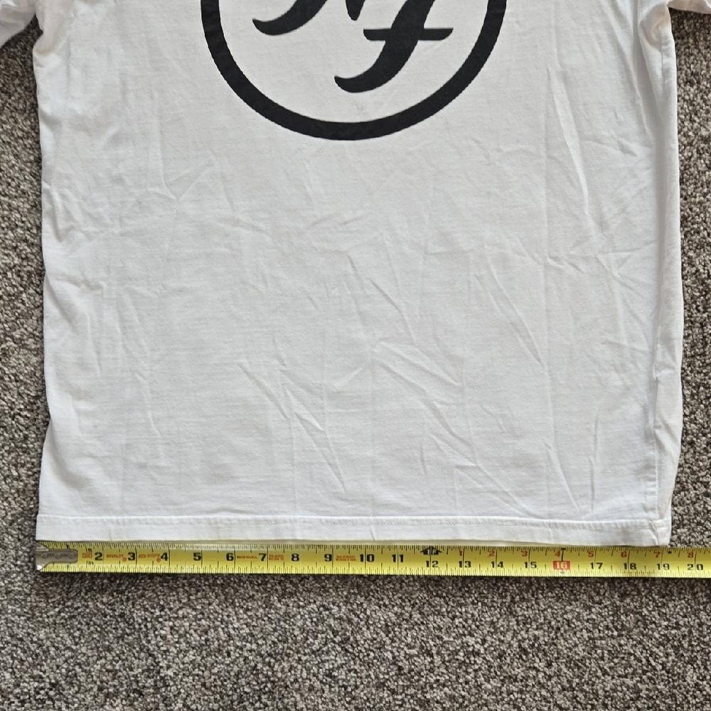 White T-Shirt with Black FF Logo - Picture 4 of 7
